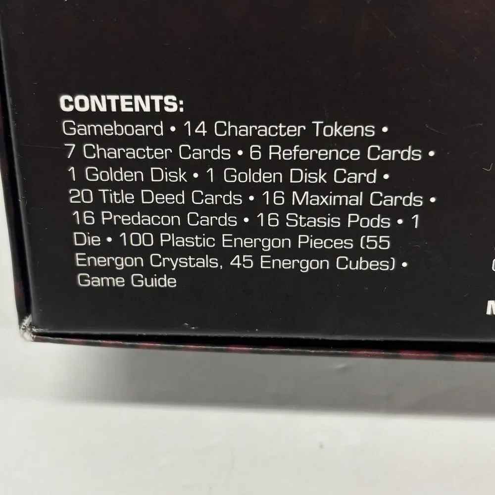 Monopoly Transformers Beast Wars Edition Board Game Hasbro COMPLETE